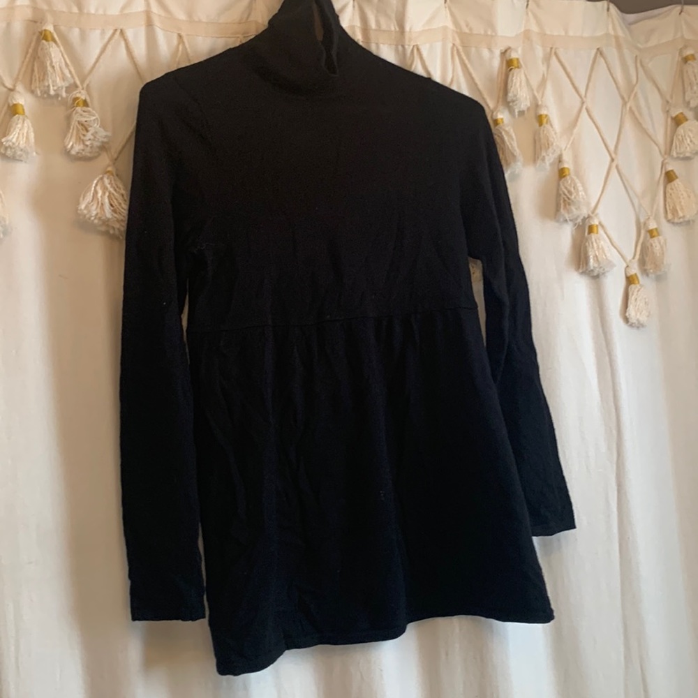 Light weight 100% merino wool banana republic turtle neck sweater dress